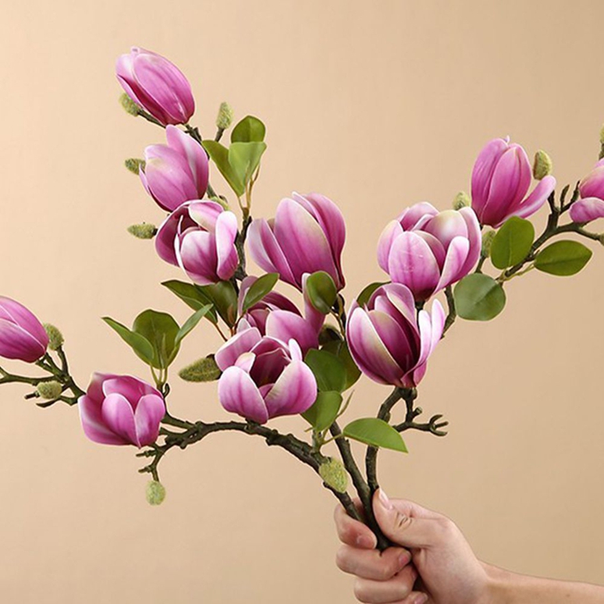 Artificial Flowers Silk Magnol - Bonsai Garden Photos review and price