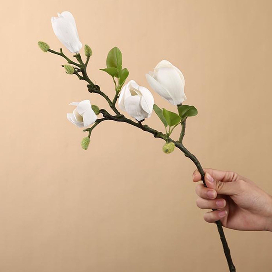 Artificial Flowers Silk Magnol - Bonsai Garden Photos review and price