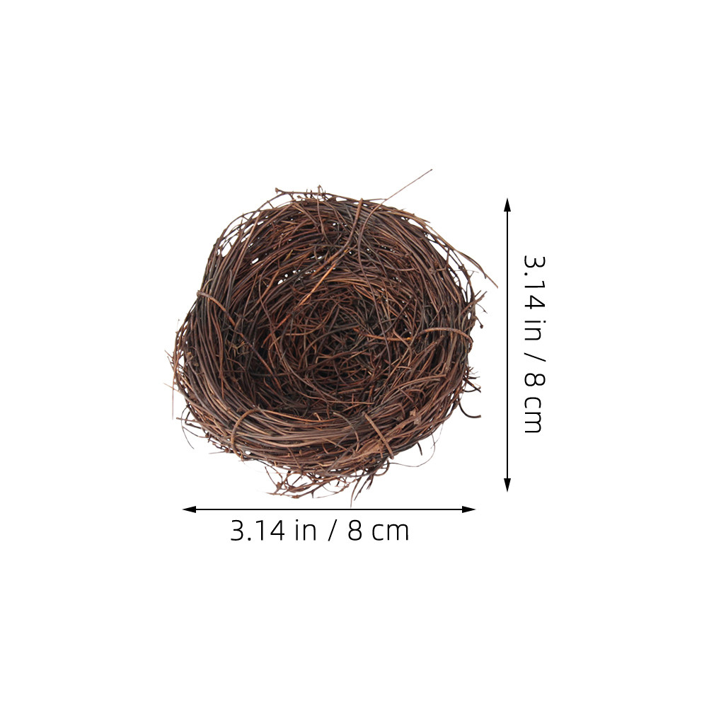 2Pcs Handmade Woven Rattan Bir - Bonsai Garden Photos review and price