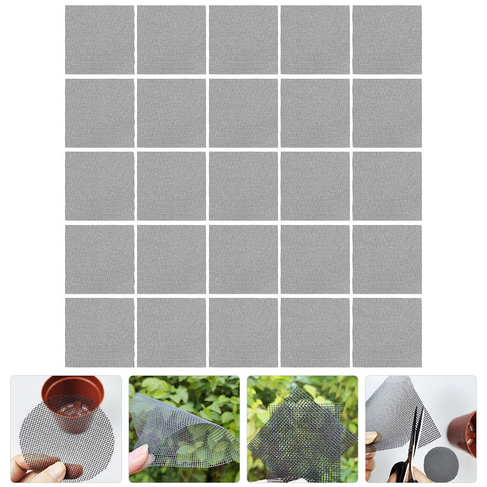 50Pcs Flower Pot Hole Mesh Pad - Bonsai Garden Cafe review and price