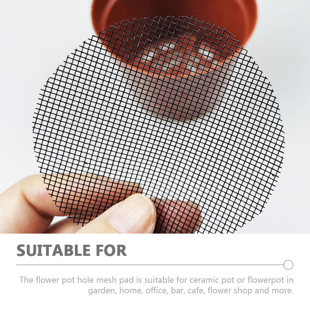 50Pcs Flower Pot Hole Mesh Pad - Bonsai Garden Cafe review and price