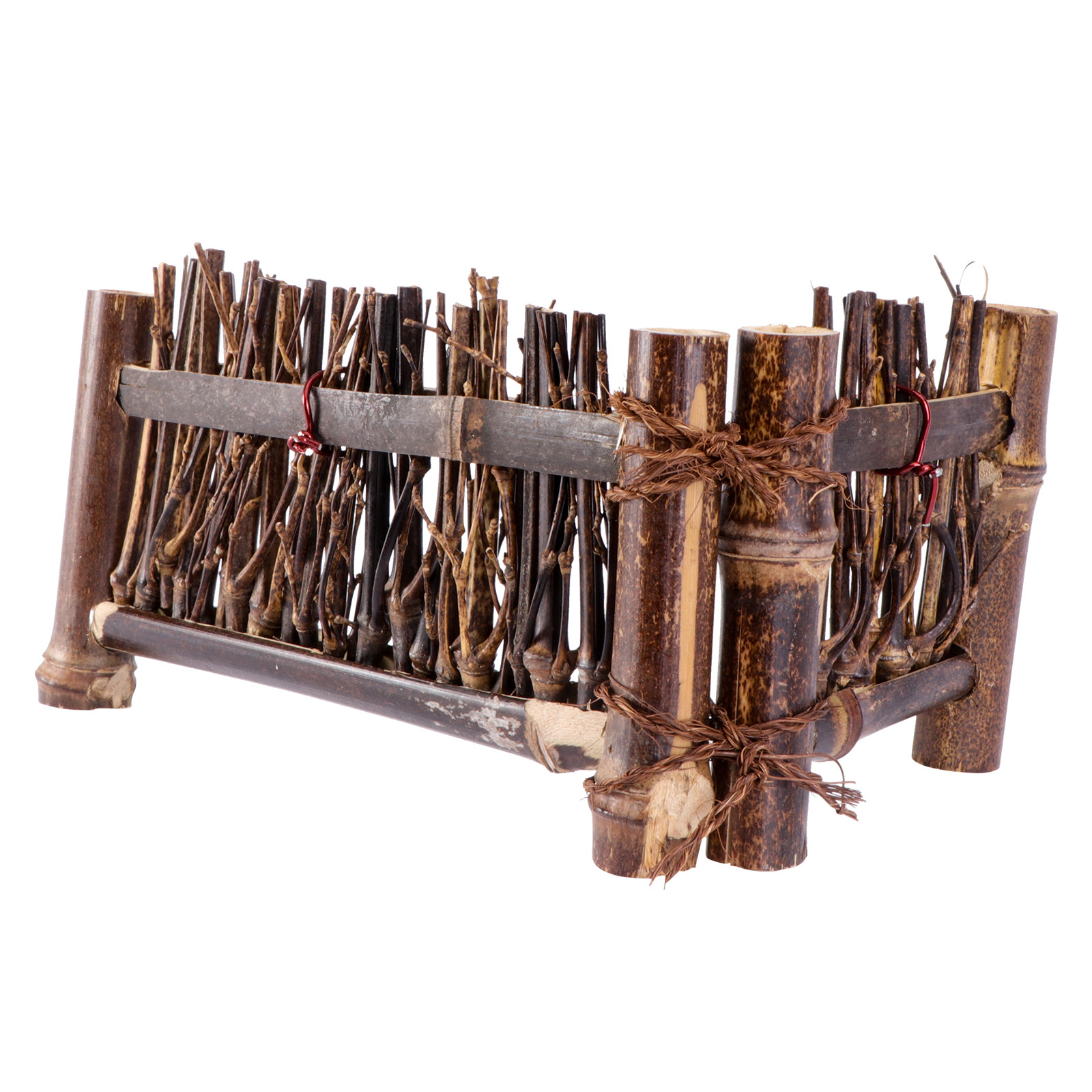 1Pcs Bamboo Fence Small Screen - Bonsai Garden Photos review and price
