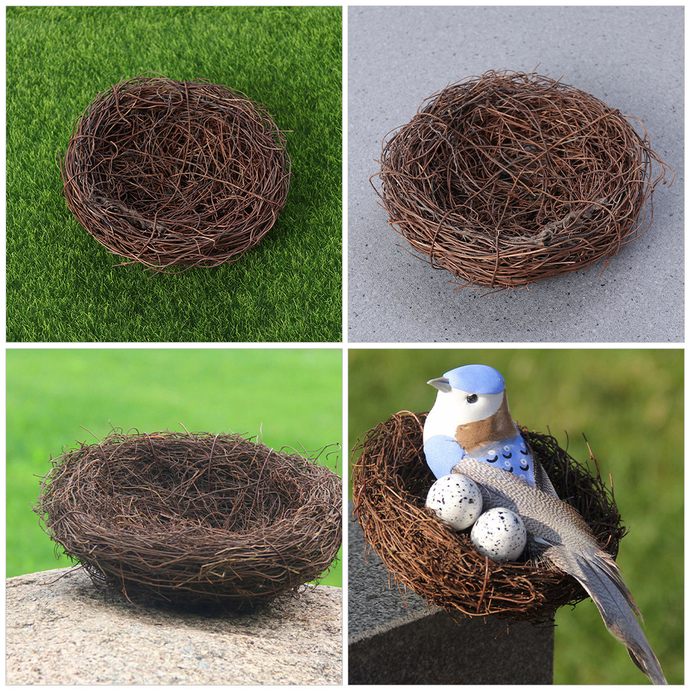 2Pcs Realistic Woven Rattan Bi - Bonsai Garden Photos review and price