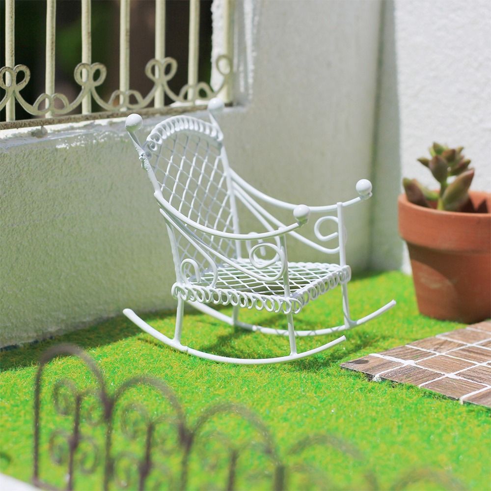 Metal Dollhouse Furniture Whit - Bonsai Garden Photos review and price