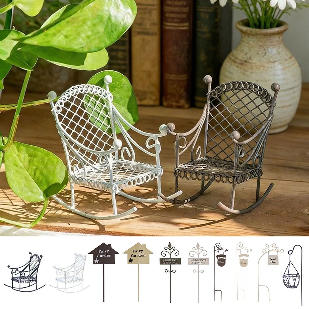 Metal Dollhouse Furniture Whit - Bonsai Garden Photos review and price